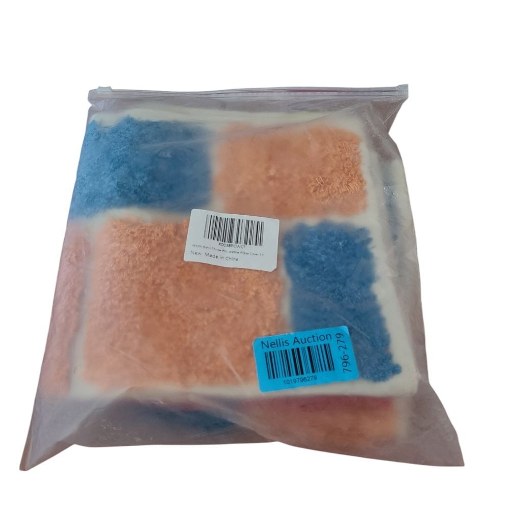 JASEN Boho Throw Pillow Cover 18x18, Bohemian Colorful Woven Tufted - 1 Cover - Picture 4 of 4